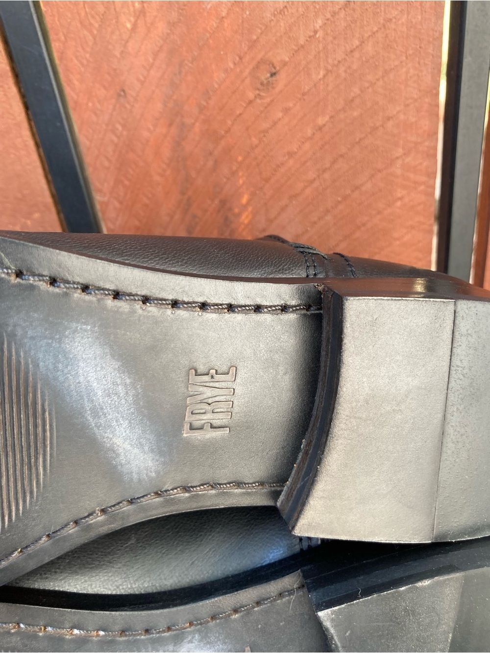 frye elyssa shootie black leather bootie size 8M NEW - Picture 10 of 10